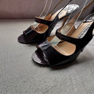 Manolo Blahnik Heels Burgundy Size 39.5